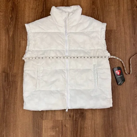 NEW Free People Movement White In A Bubble Puffer Vest Jacket - Picture 4 of 14
